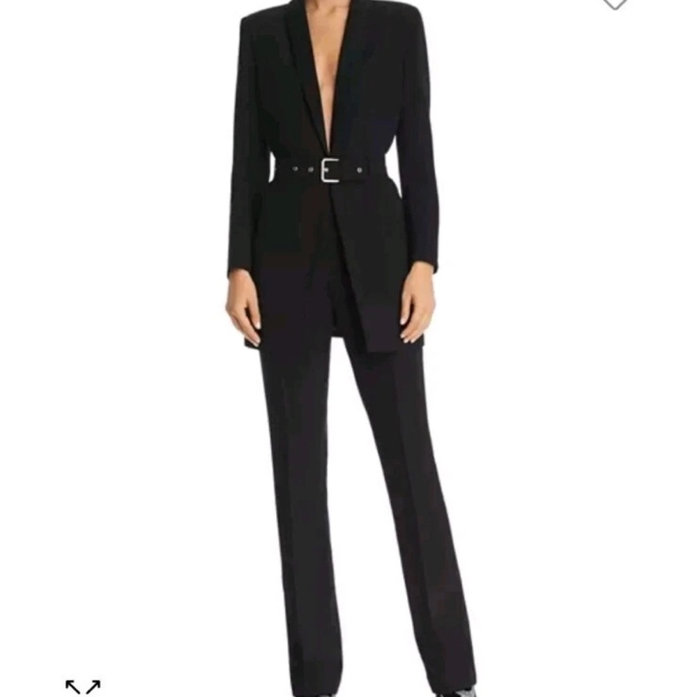 Anine Bing Charlotte Belted Blazer